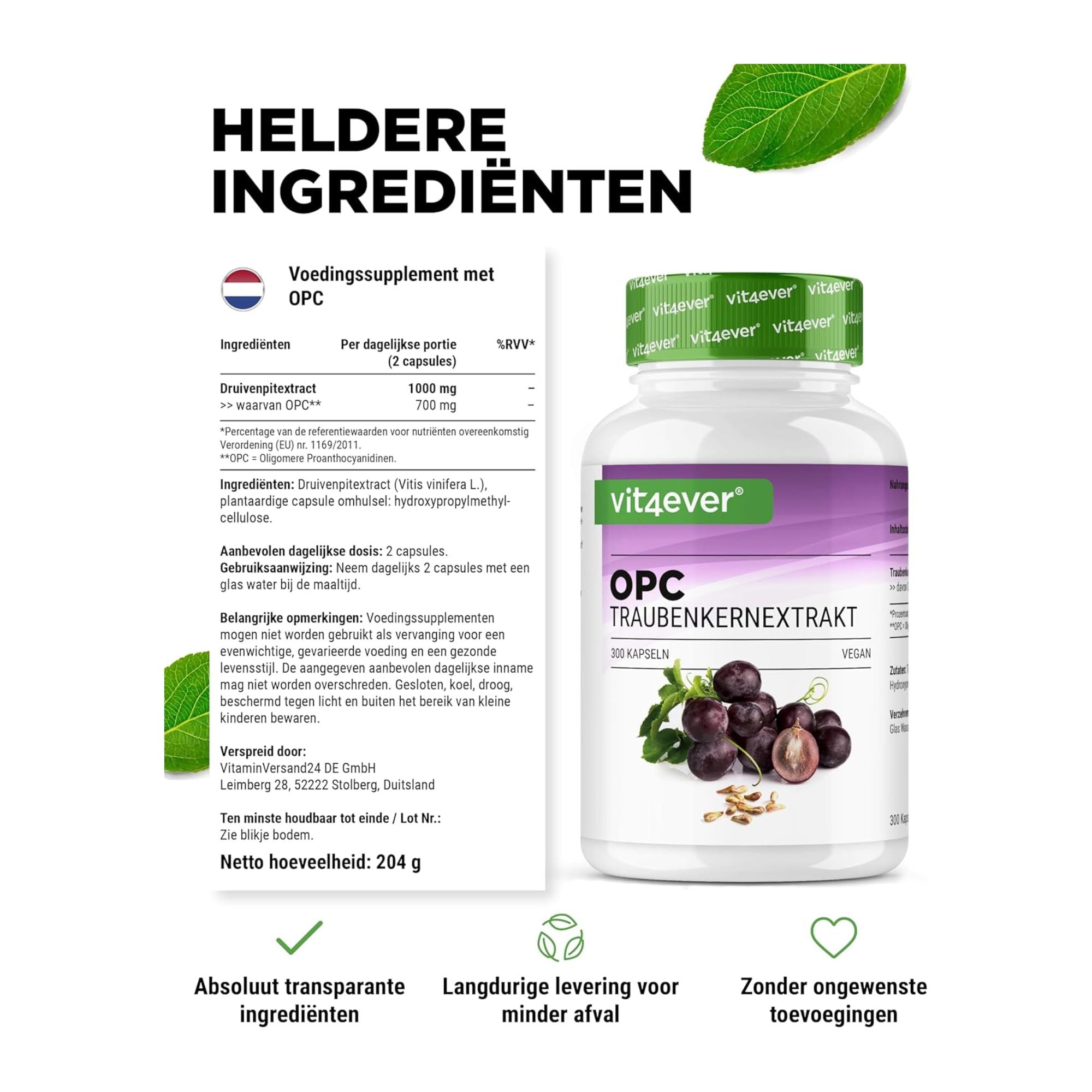 vit4ever OPC Druivenpit extract