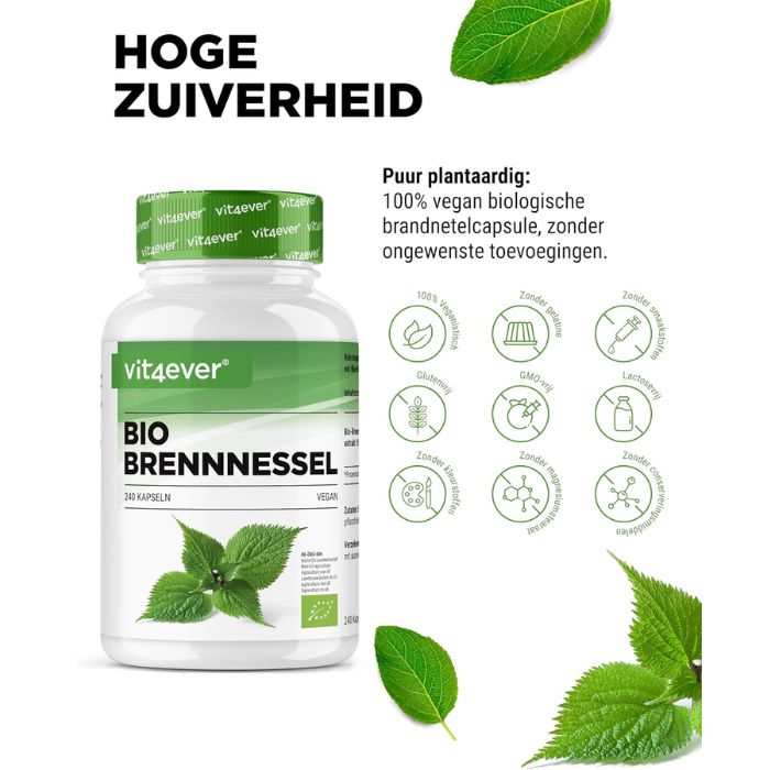 Bio-Brennnesselextrakt | 240 Tabletten | Vit4ever
