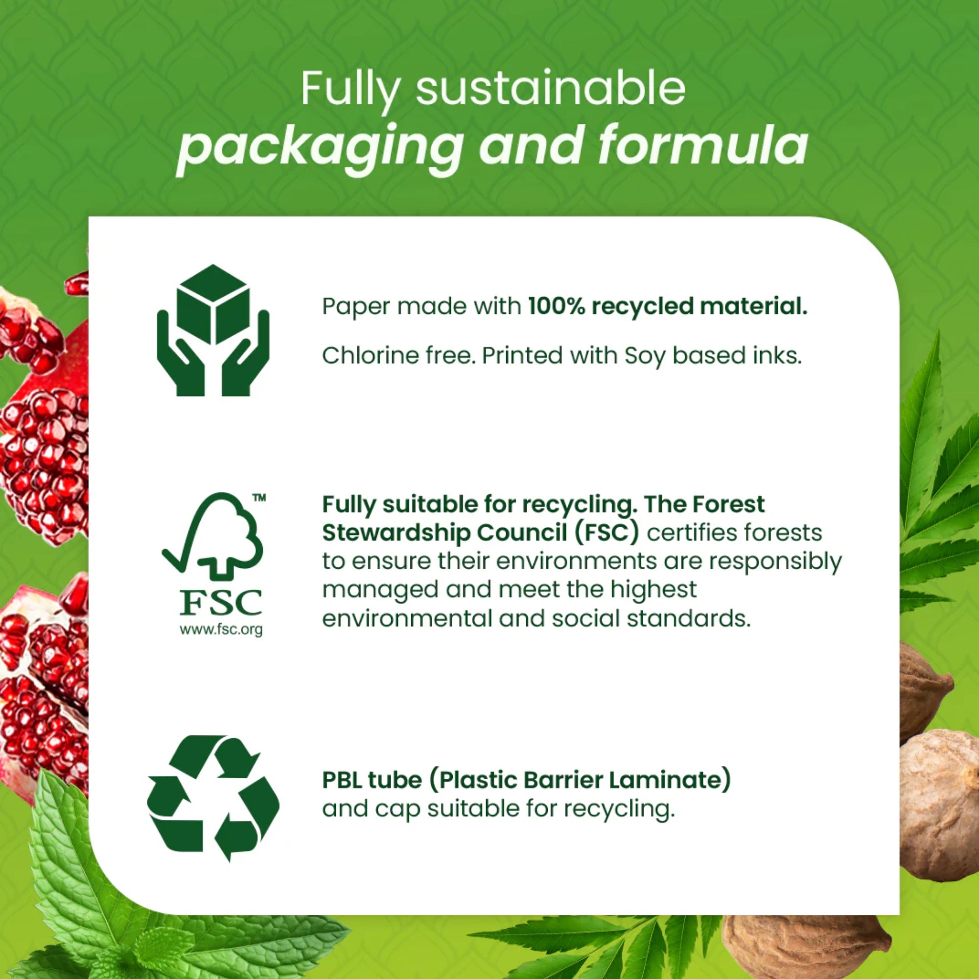 Botanische Zahnpasta mit Neem und Granatapfel | Himalaya