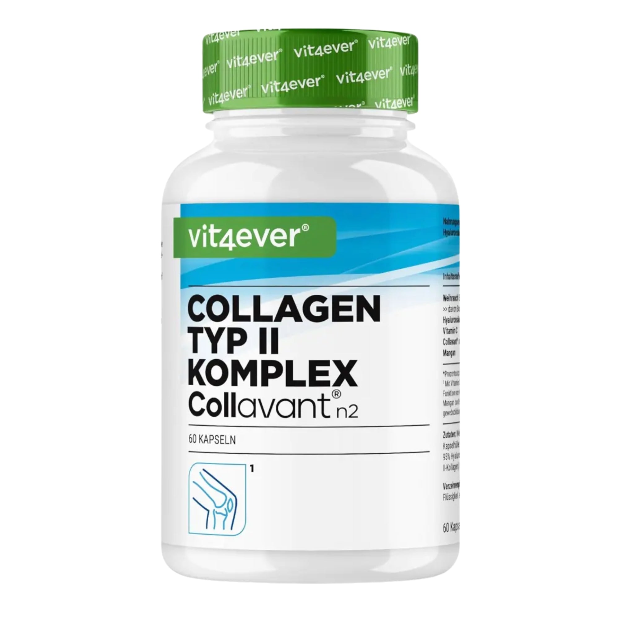 Collavant® n2 | Kollagen Typ 2 Komplex | 60 Kapseln | Vit4ever