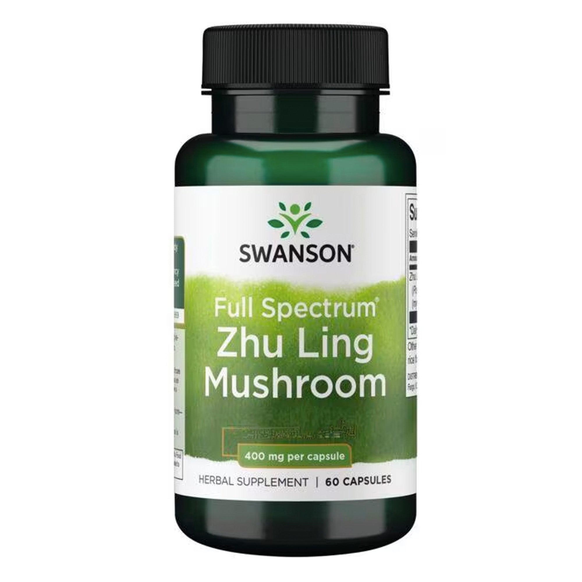 Zhu Ling Pilz 400 mg | 60 Kapseln | Swanson