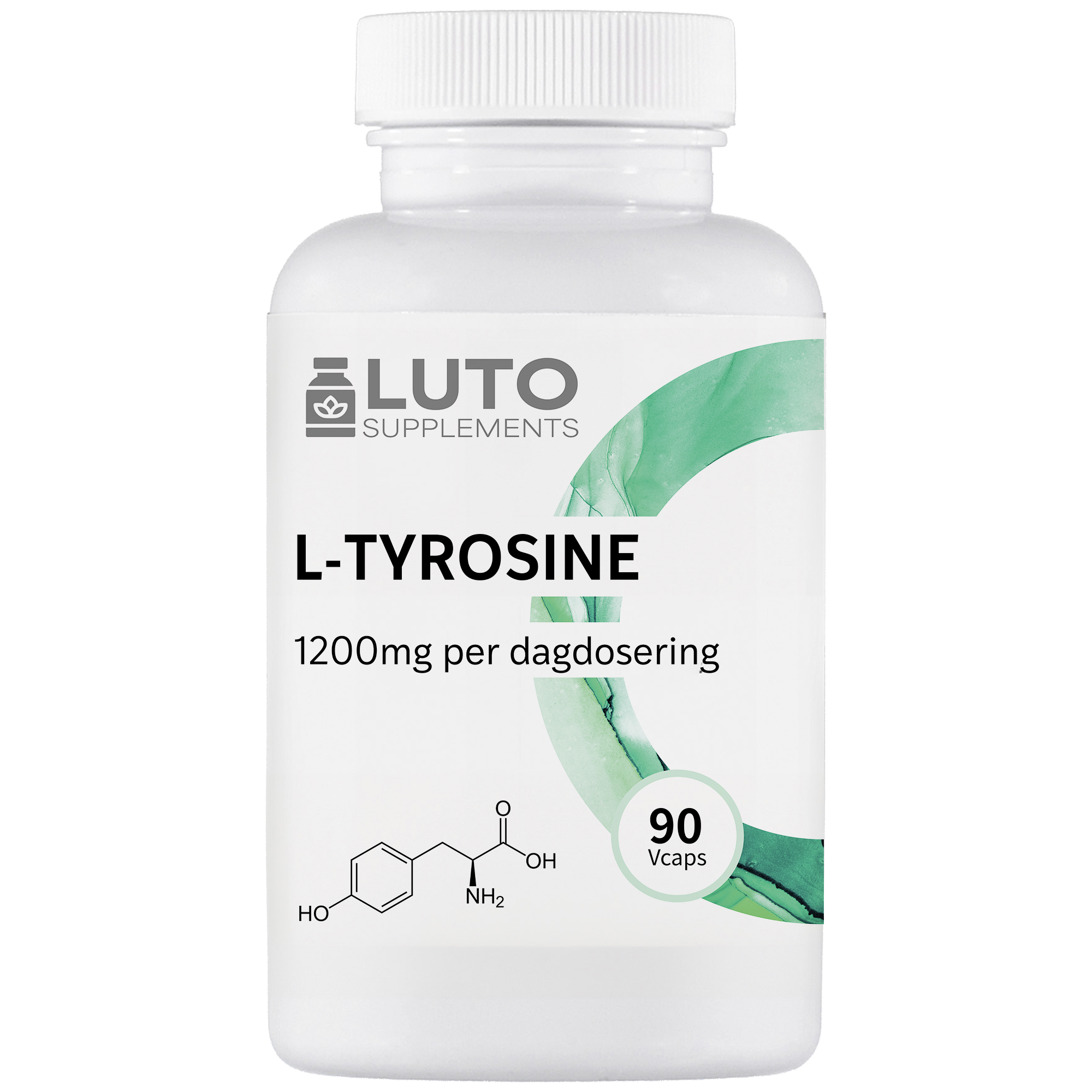 L-Tyrosin (L-Tyrosin + Biotin) 1200 mg | 90 Kapseln | LUTO Supplements