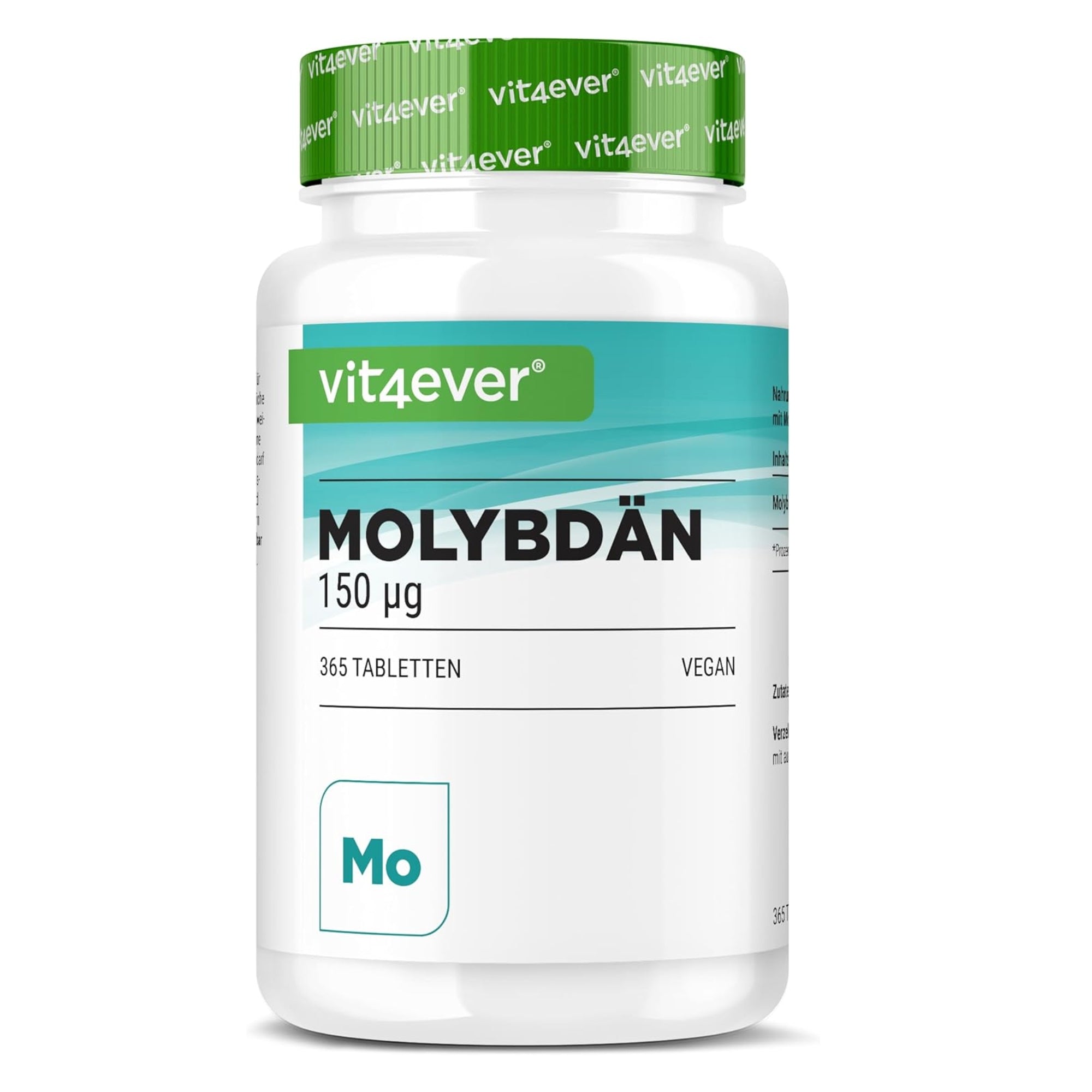 Molybdän 150 µg | 365 Tabletten | Vit4ever
