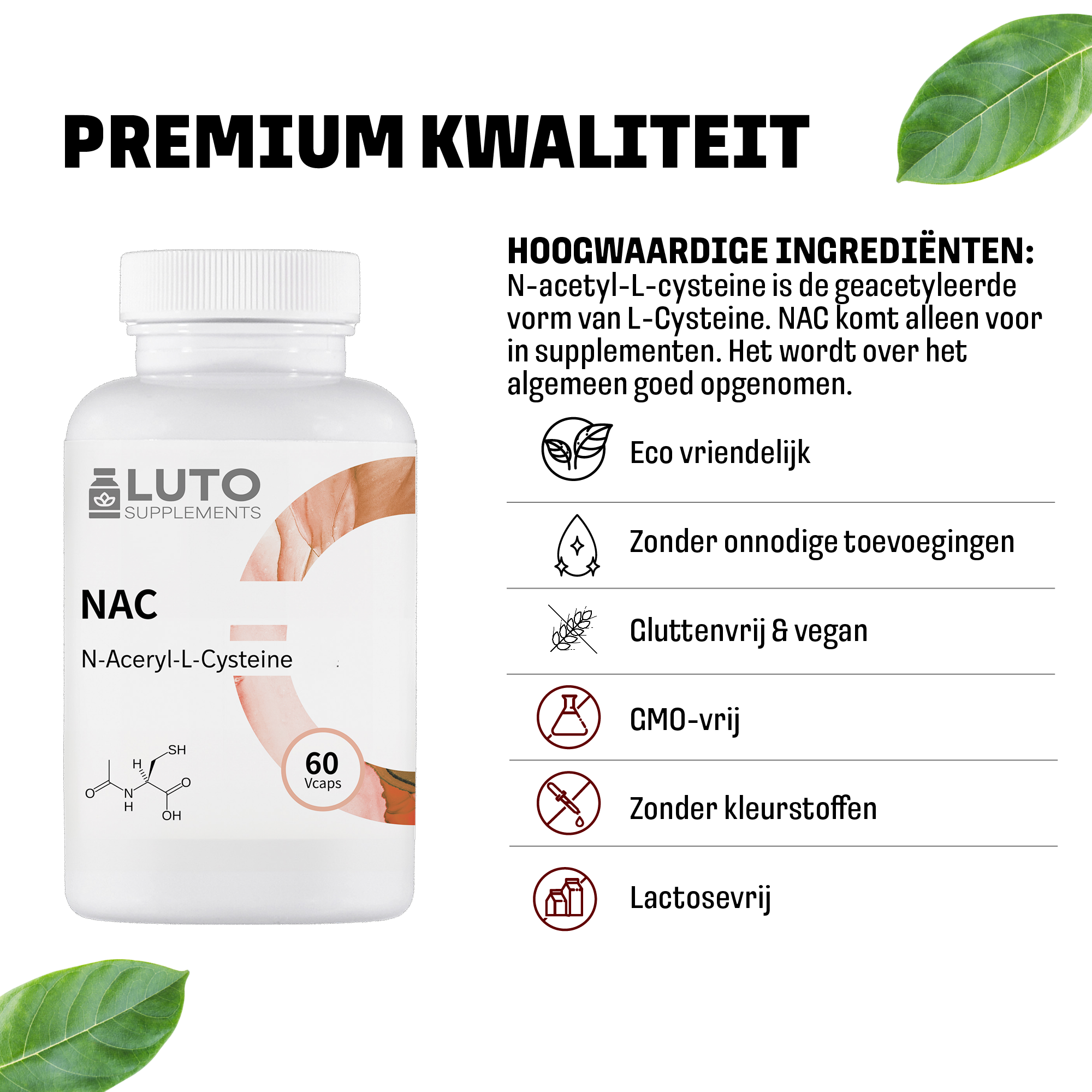 NAC GMO's luto supplements