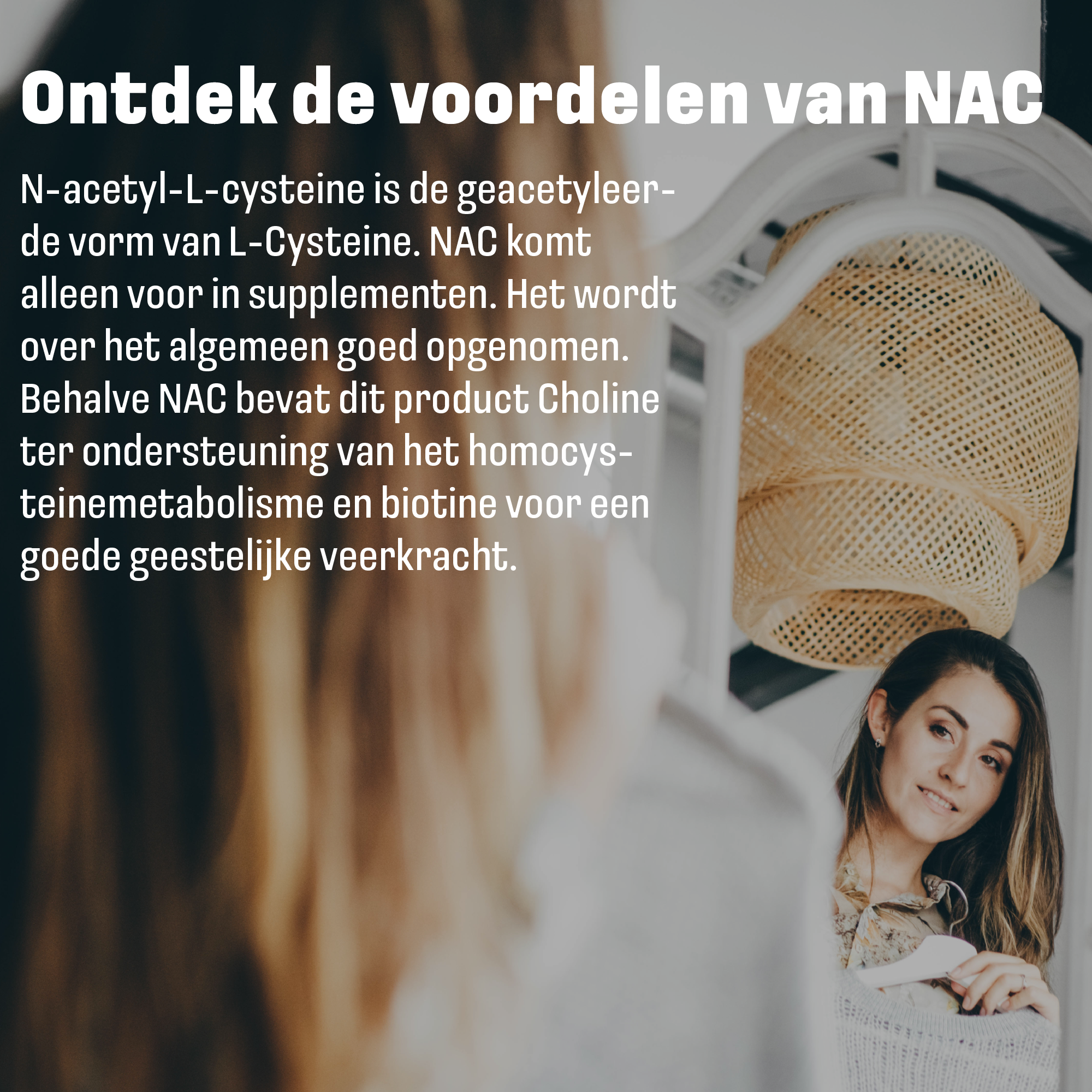 NAC-Komplex (N-Acetyl-L-Cystein) mit Cholin, Silizium und Biotin | 60 vegane Kapseln | LUTO Supplements