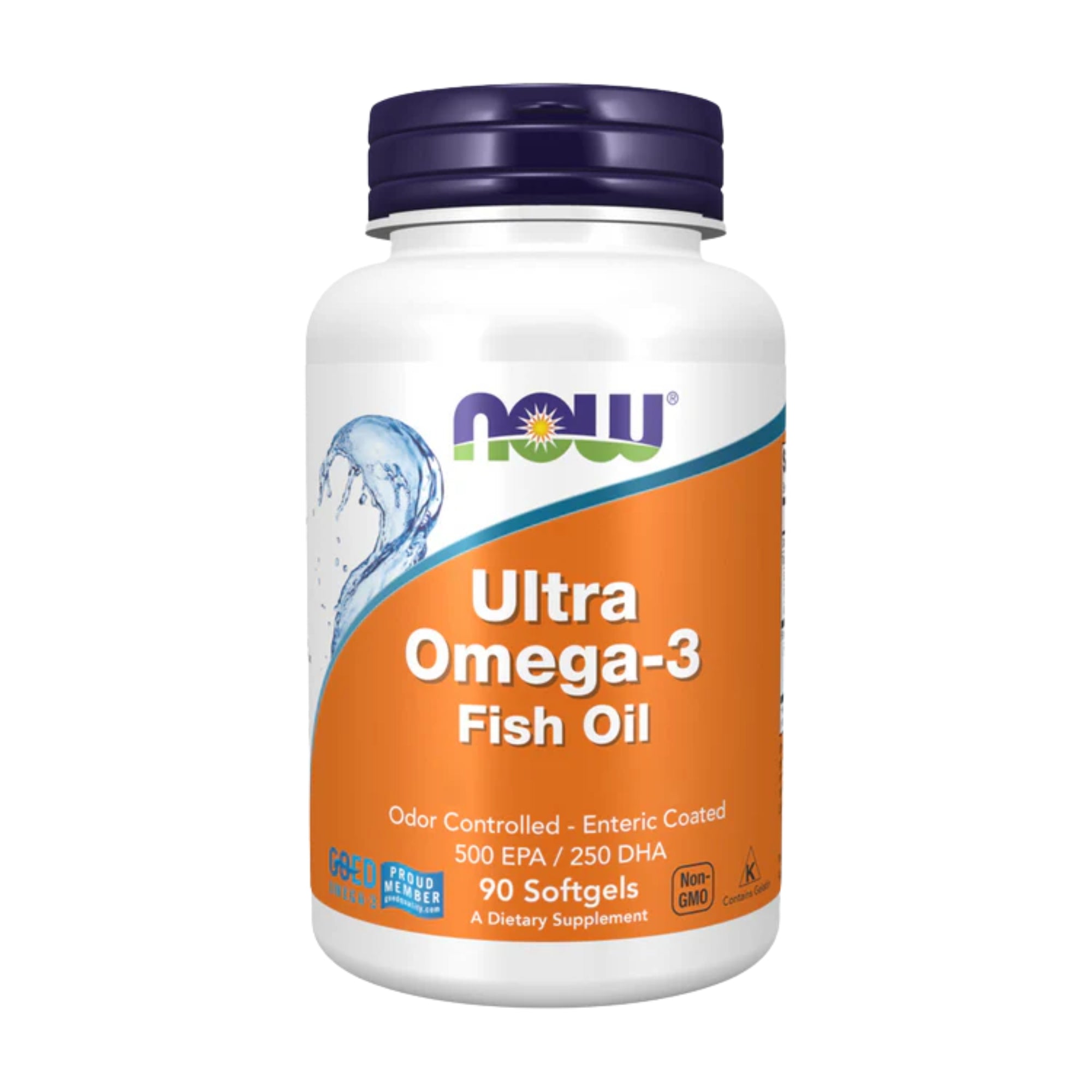 Ultra omega-3 visolie 1000mg EPA + 500mg DHA | 90 of 180 softgels | NOW Foods