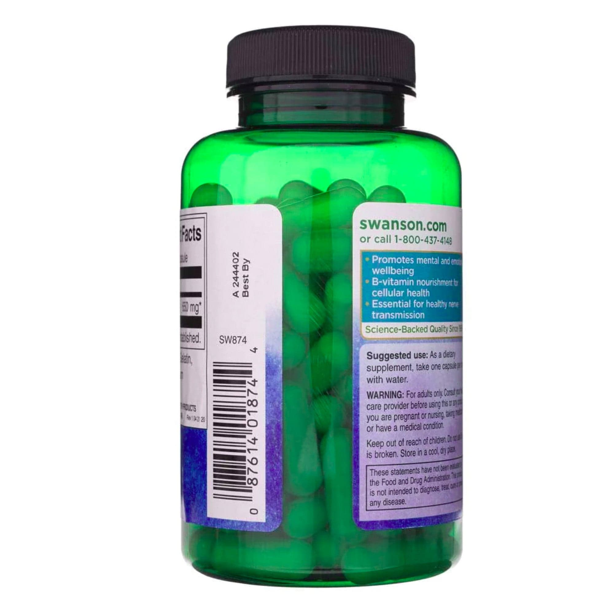 Inositol 650 mg | 100 Kapseln | Swanson
