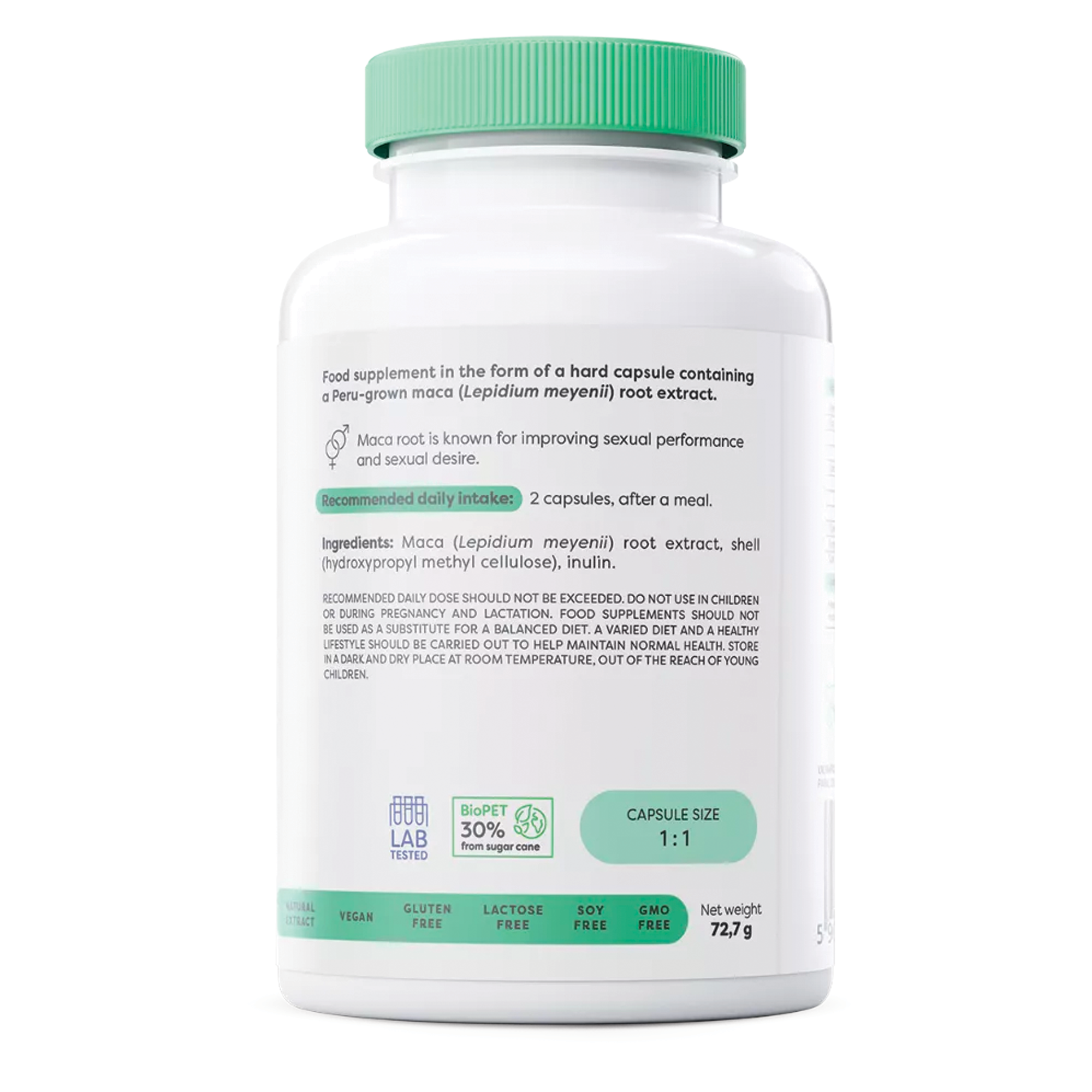 Osavi maca 1000mg ingrediëntenlijst