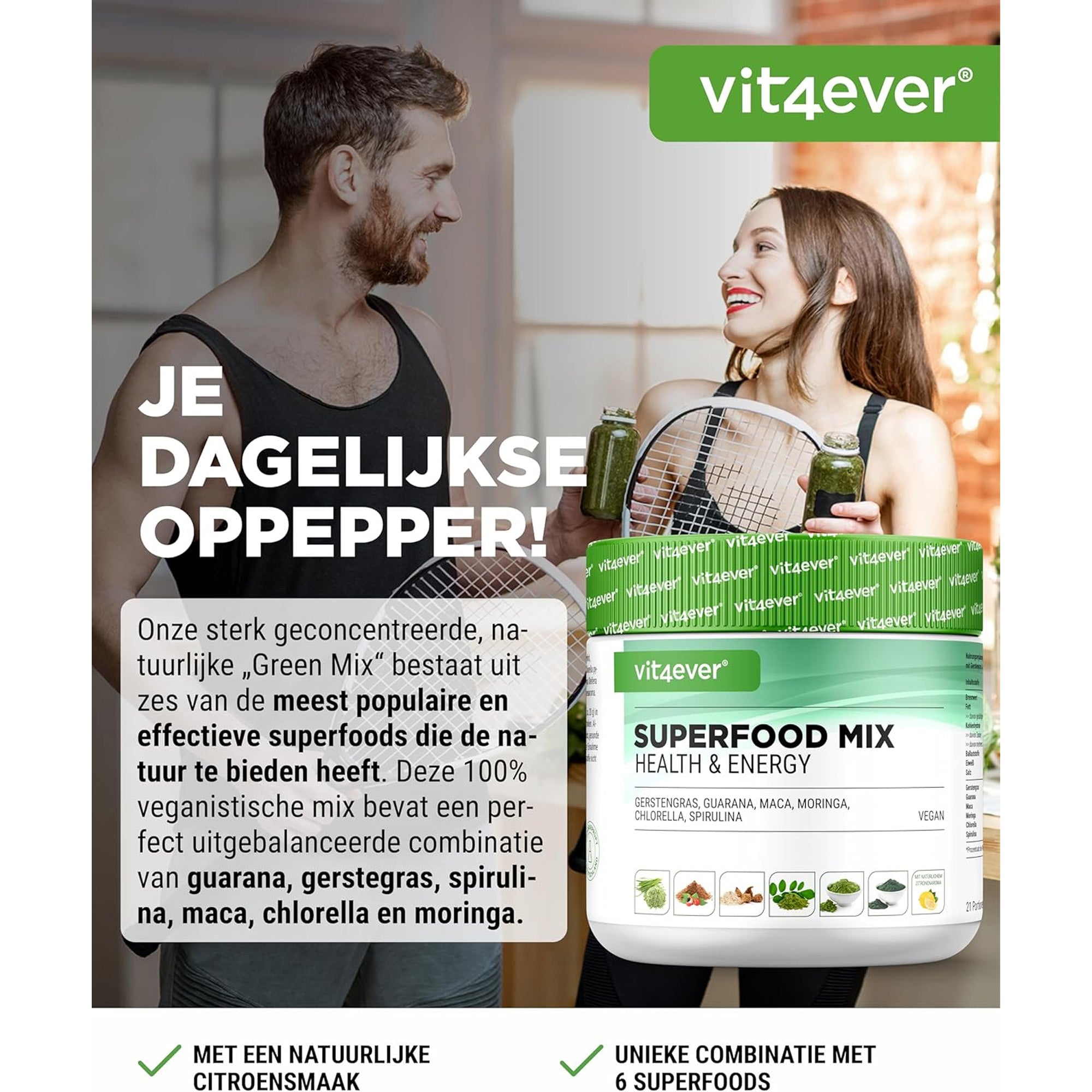 Grüner Superfood-Saftmix | 420 g | Vit4ever
