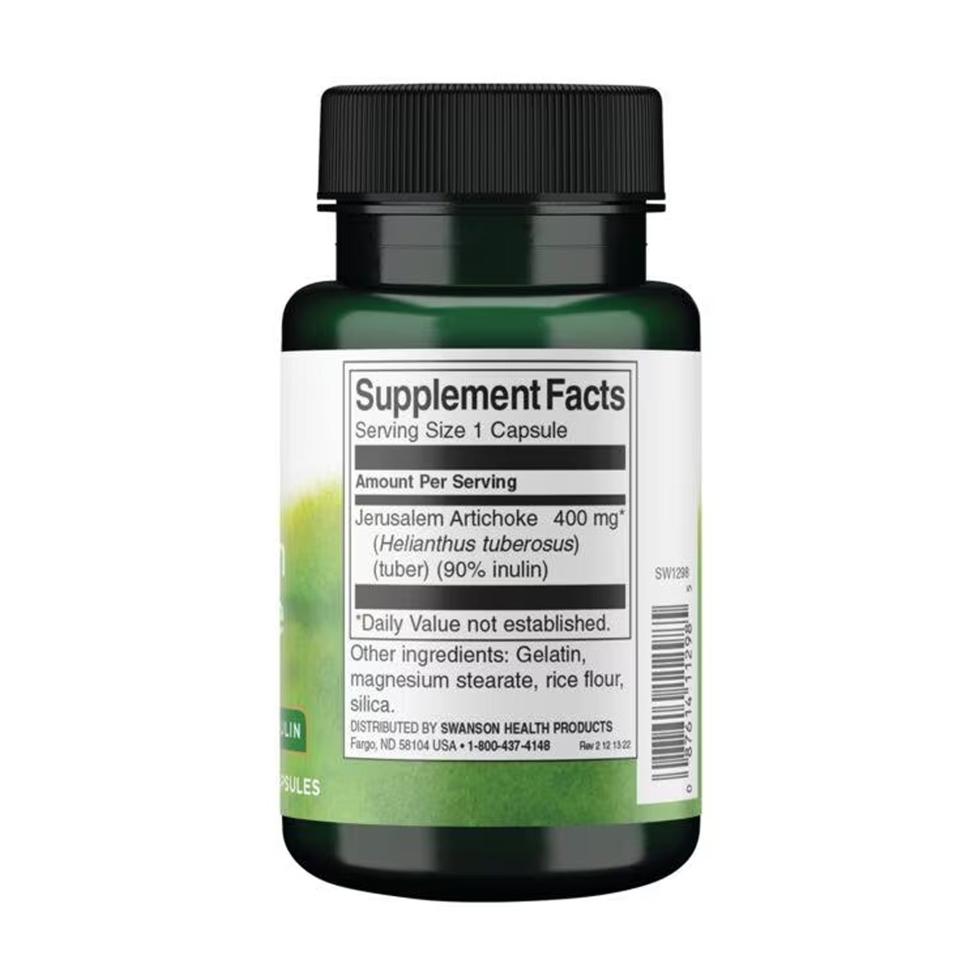 Jerusalem Artichoke Extract 400mg | 60 plantaardige capsules | Swanson