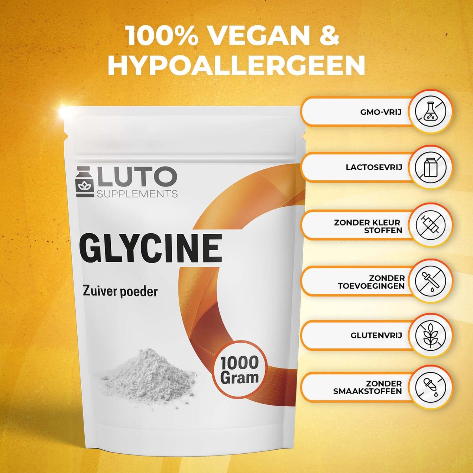 Glycinpulver | 1000 g | LUTO Supplements