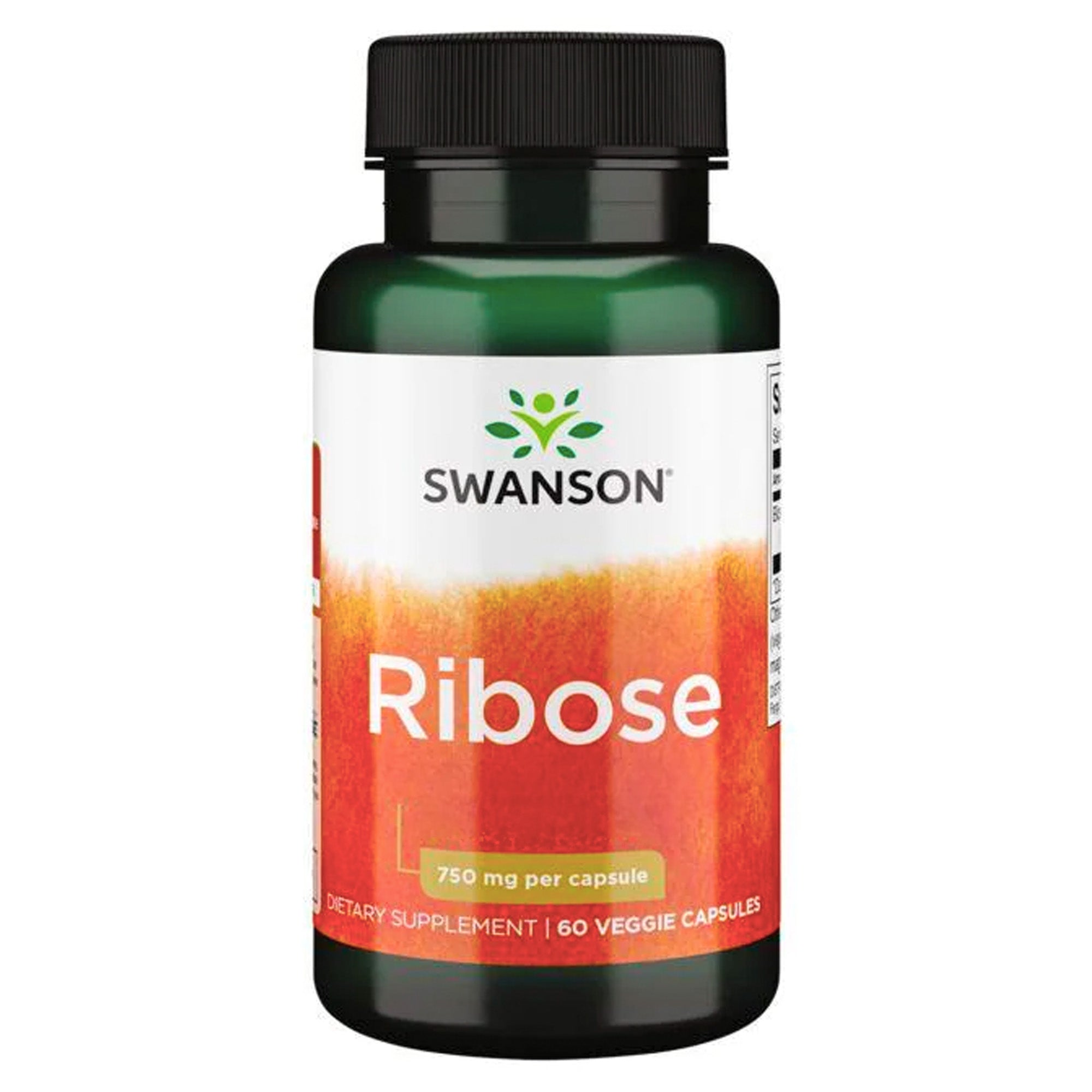 D-ribose 750mg 60 capsules Swanson