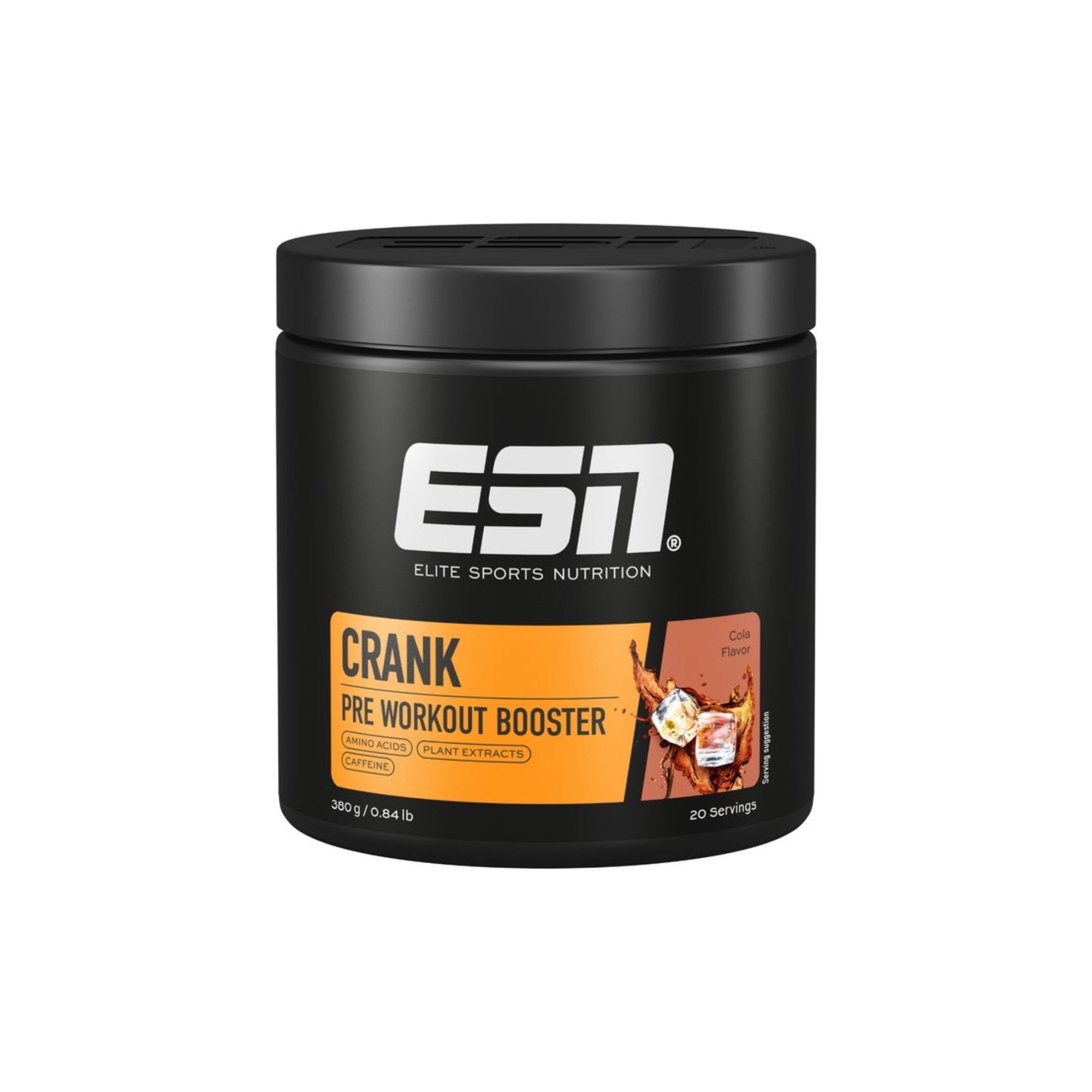 Cola ESN Crank Pre Workout Booster 20 Servings