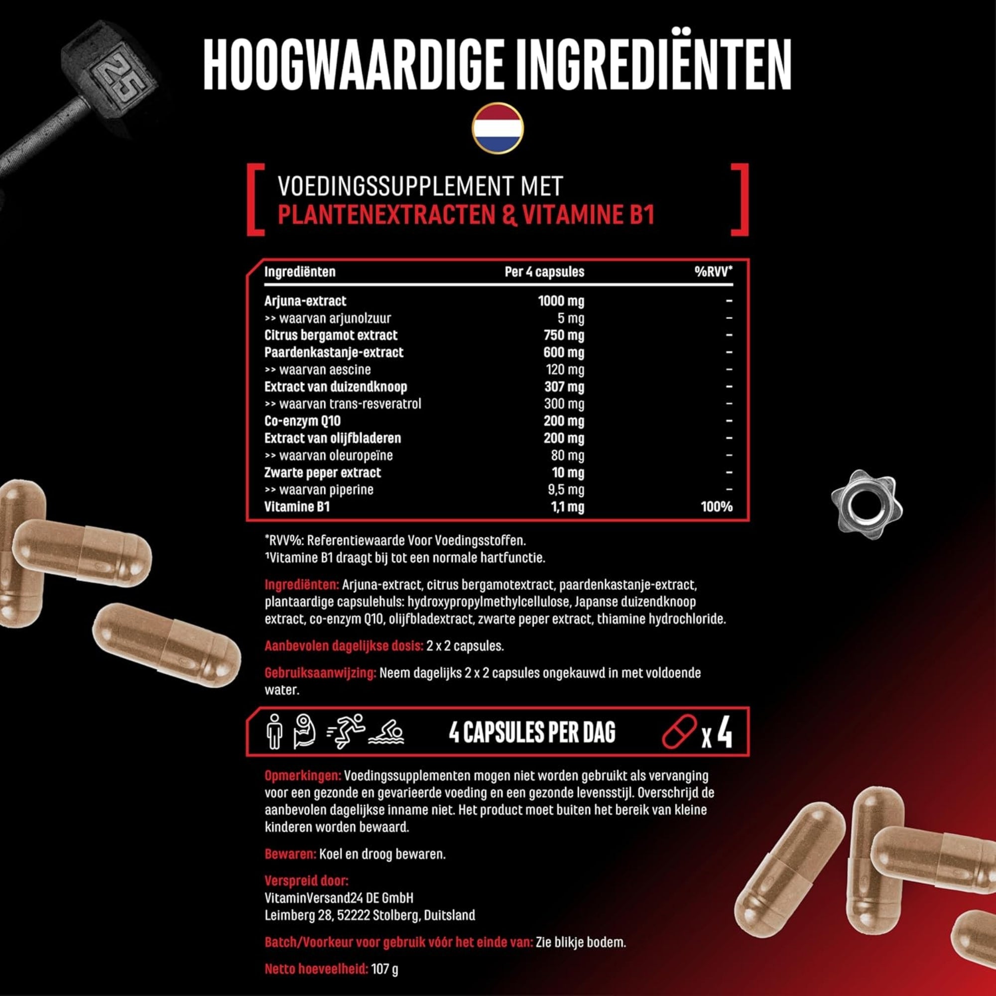 Herz-Essentials | 120 Kapseln | GENE