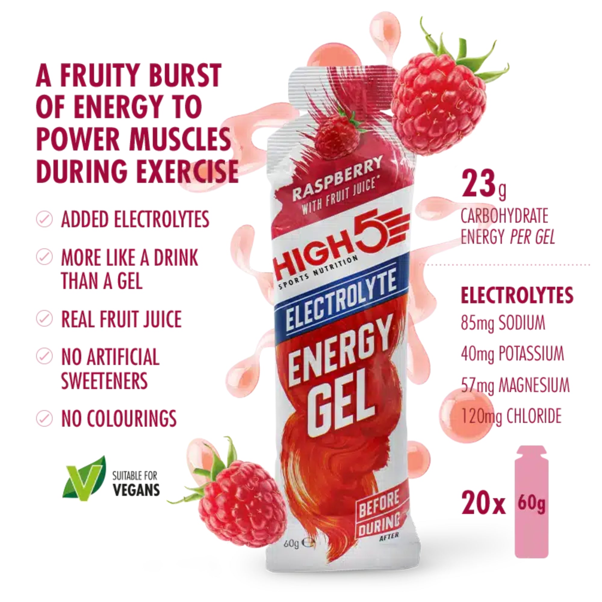 Energie-Gel-Elektrolyt 60 g | HIGH5