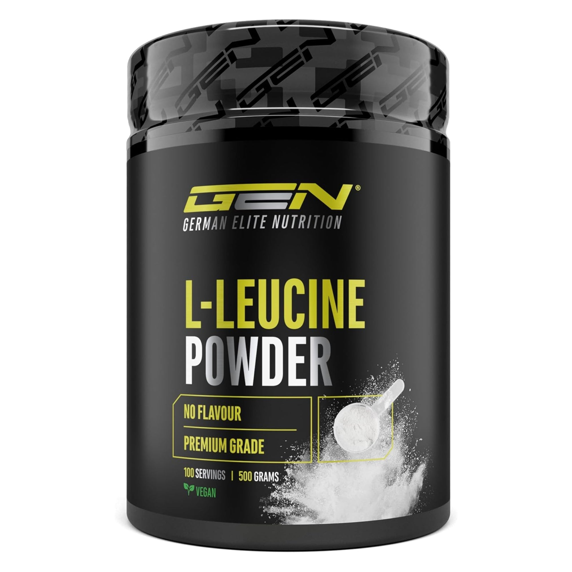 L-Leucin-Pulver 5000 mg | 500 g | German Elite Nutrition