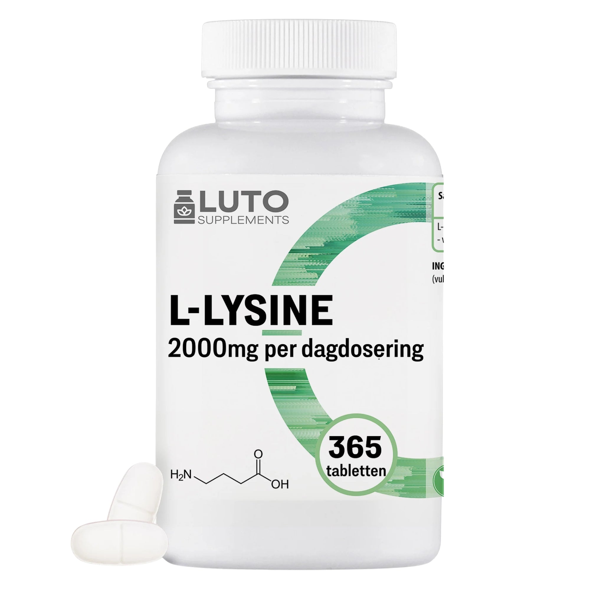 L-Lysin 2000 mg | 365 Tabletten | LUTO Supplements