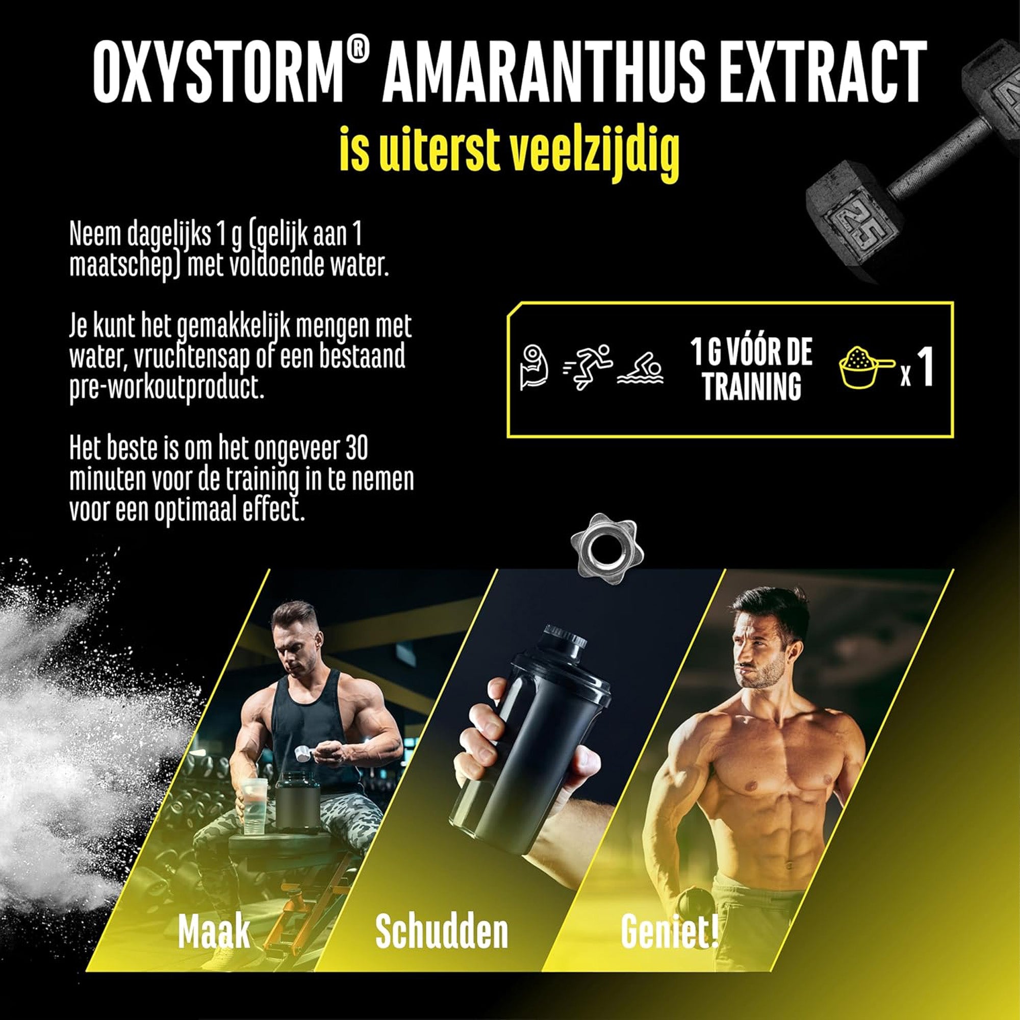 OxyStorm® (Amaranthus Bladextract met Nitraat) | 75g | German Elite Nutrition