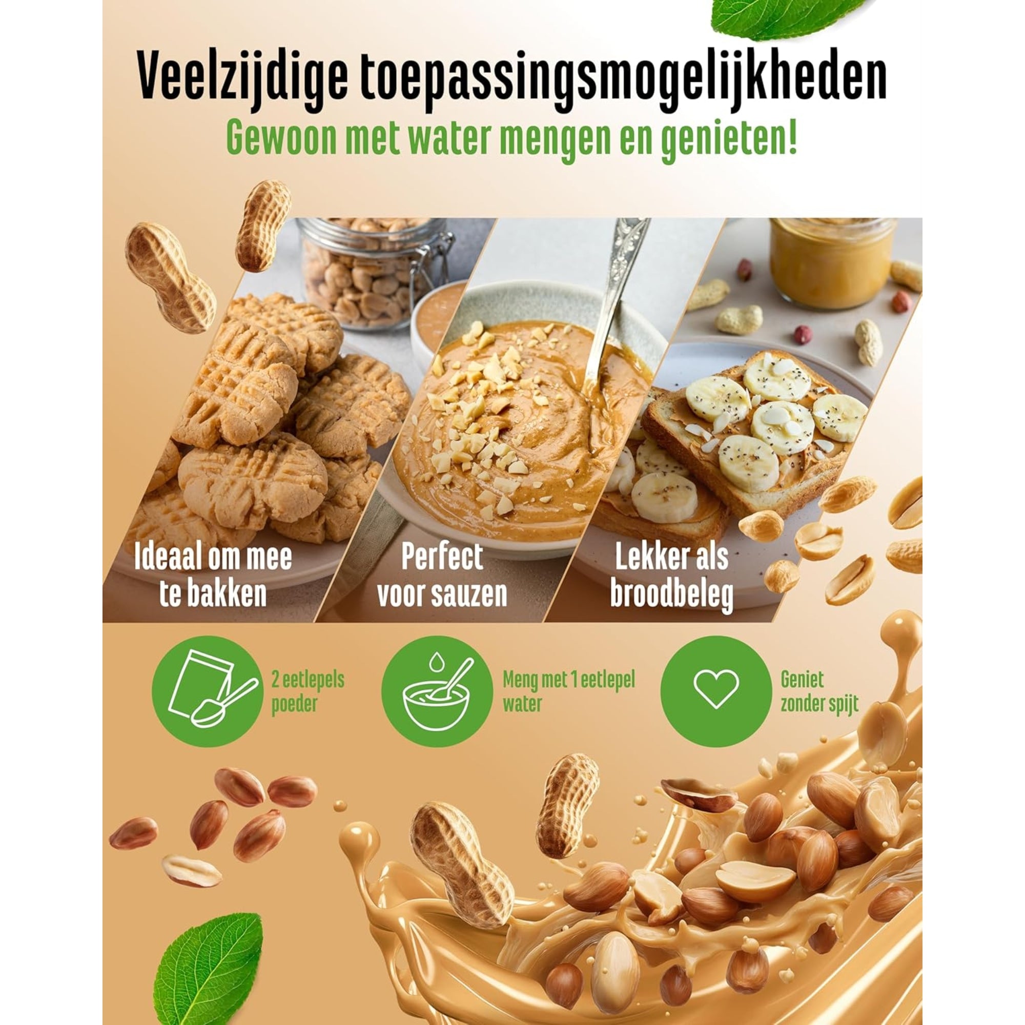 Erdnussbutterpulver Light | 500 Gramm | Vit4ever