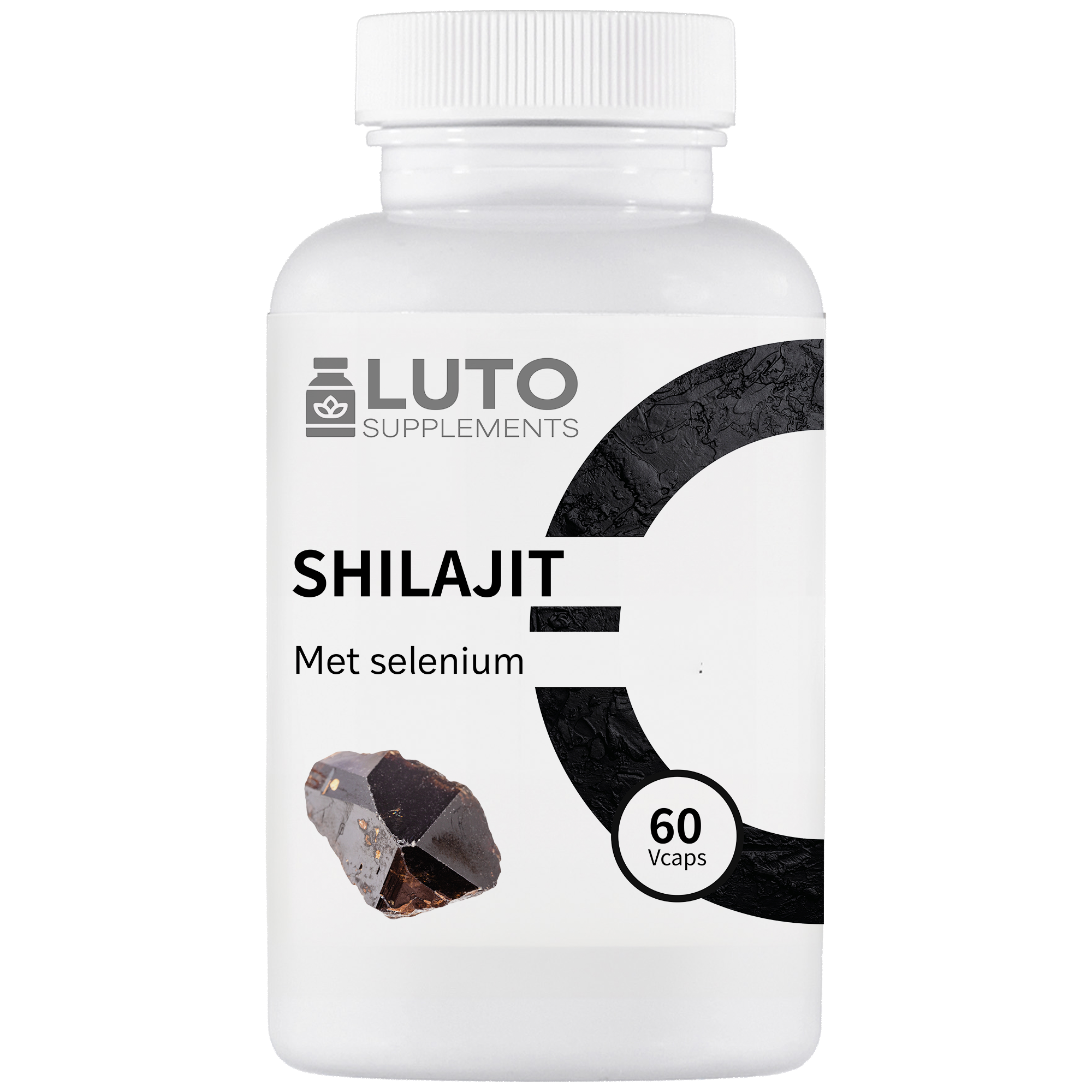 Shilajit (Shilajit) mit Selen | 60 pflanzliche Kapseln | LUTO-Ergänzungen