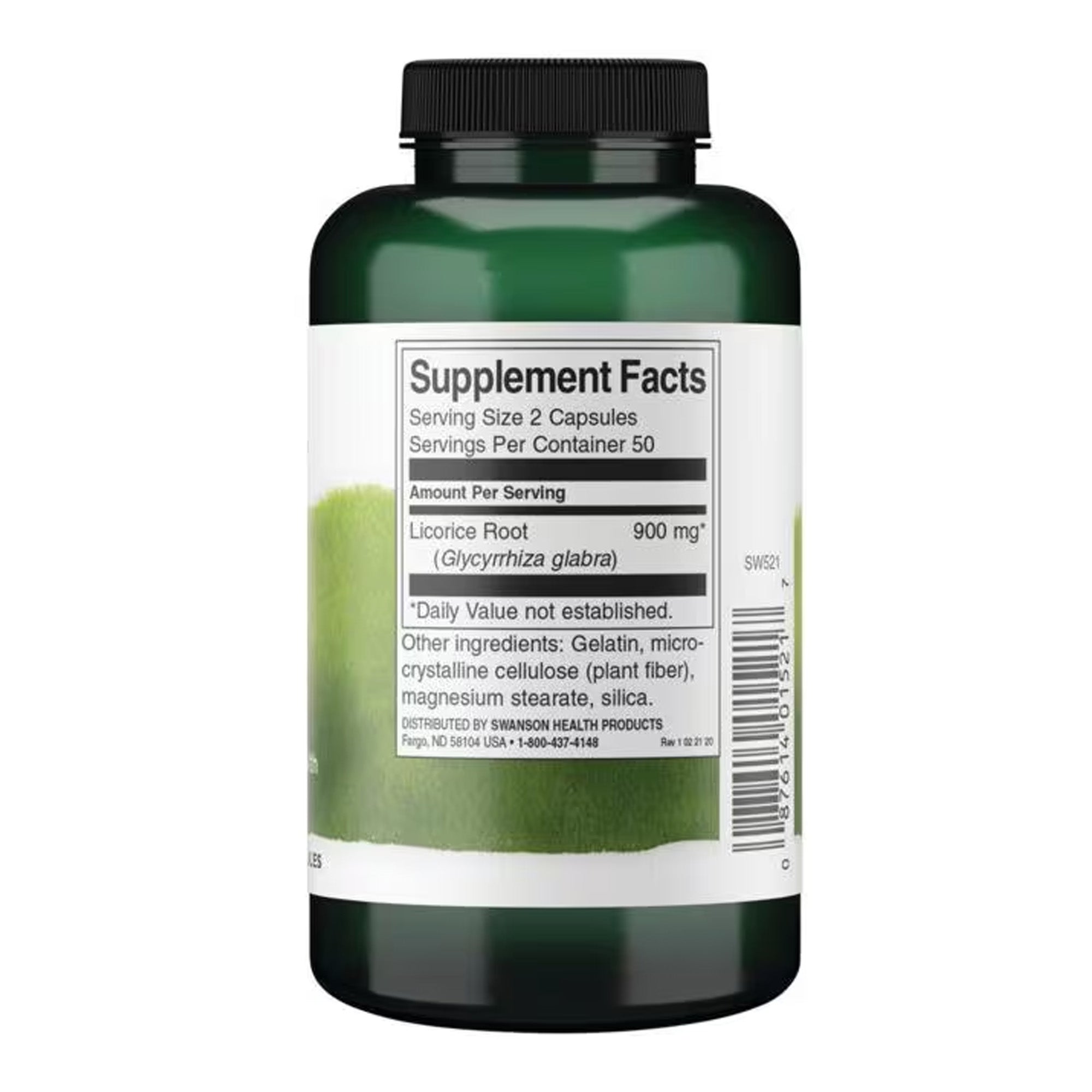 Süßholzwurzel 450 mg | 100 Kapseln | Swanson