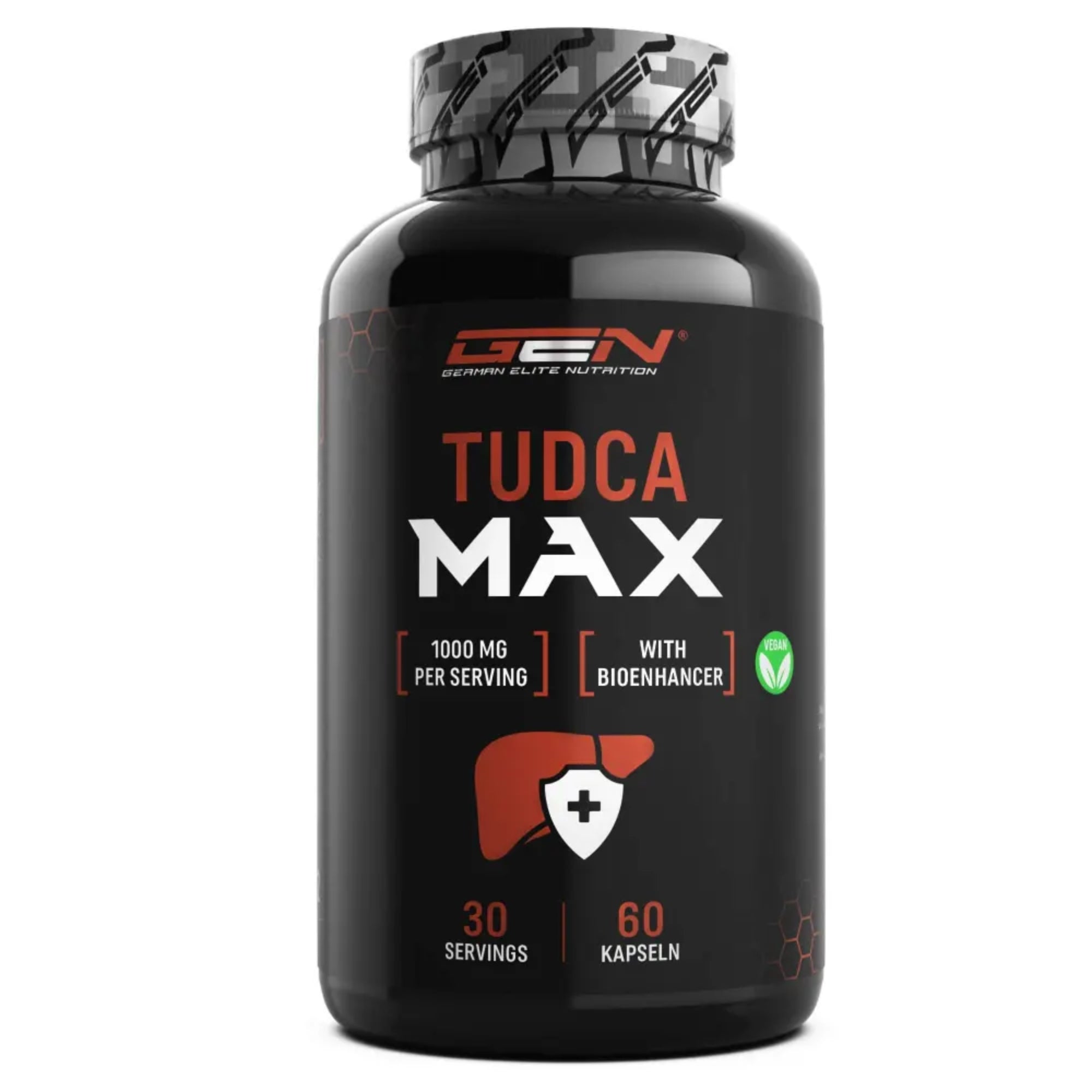 TUDCA (Tauroursodeoxycholsäure) 100 mg | 60 Kapseln | German Elite Nutrition