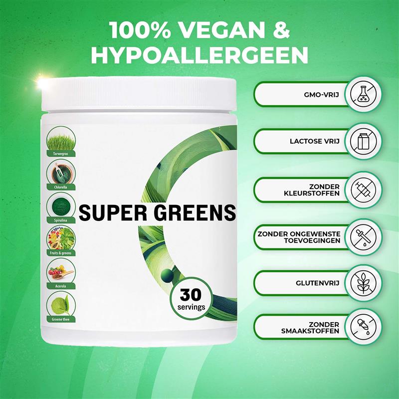 Super Greens (Superfood-Mix) | 300 Gramm | LUTO Supplements