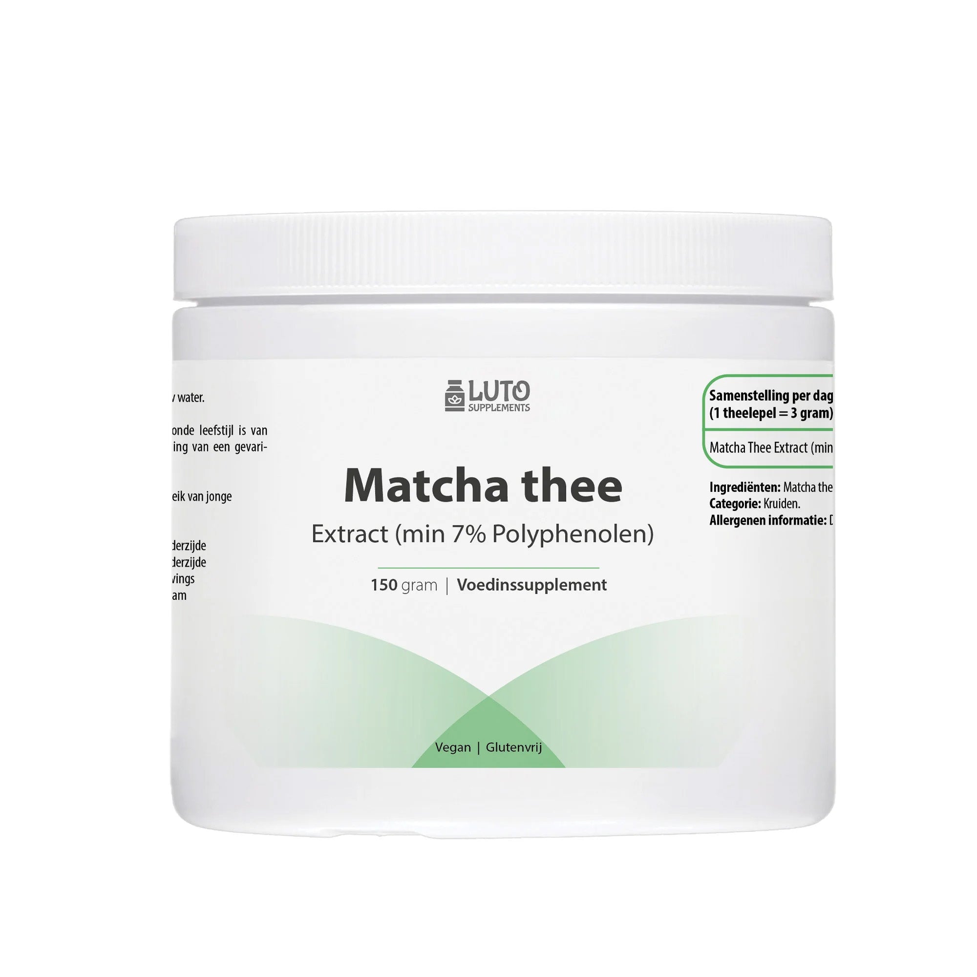 Matcha-Tee-Extrakt (mind. 7 % Polyphenole) | 150 g | LUTO Supplements