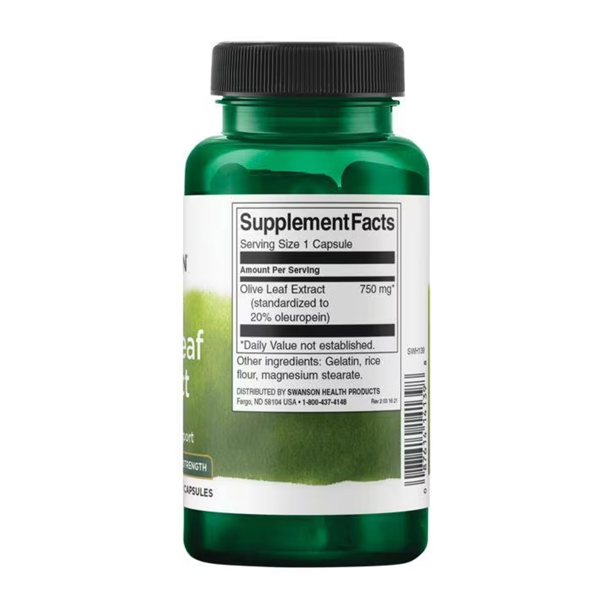 Olijfblad extract 500mg | 20% oleuropeïne | Swanson